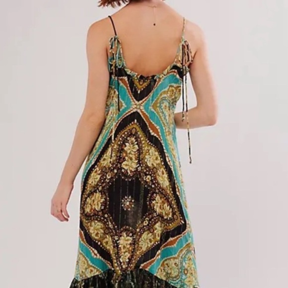 New! Intimately Free People Mojave Mermaid Maxi Slip Dress 10923 - Picture 3 of 14